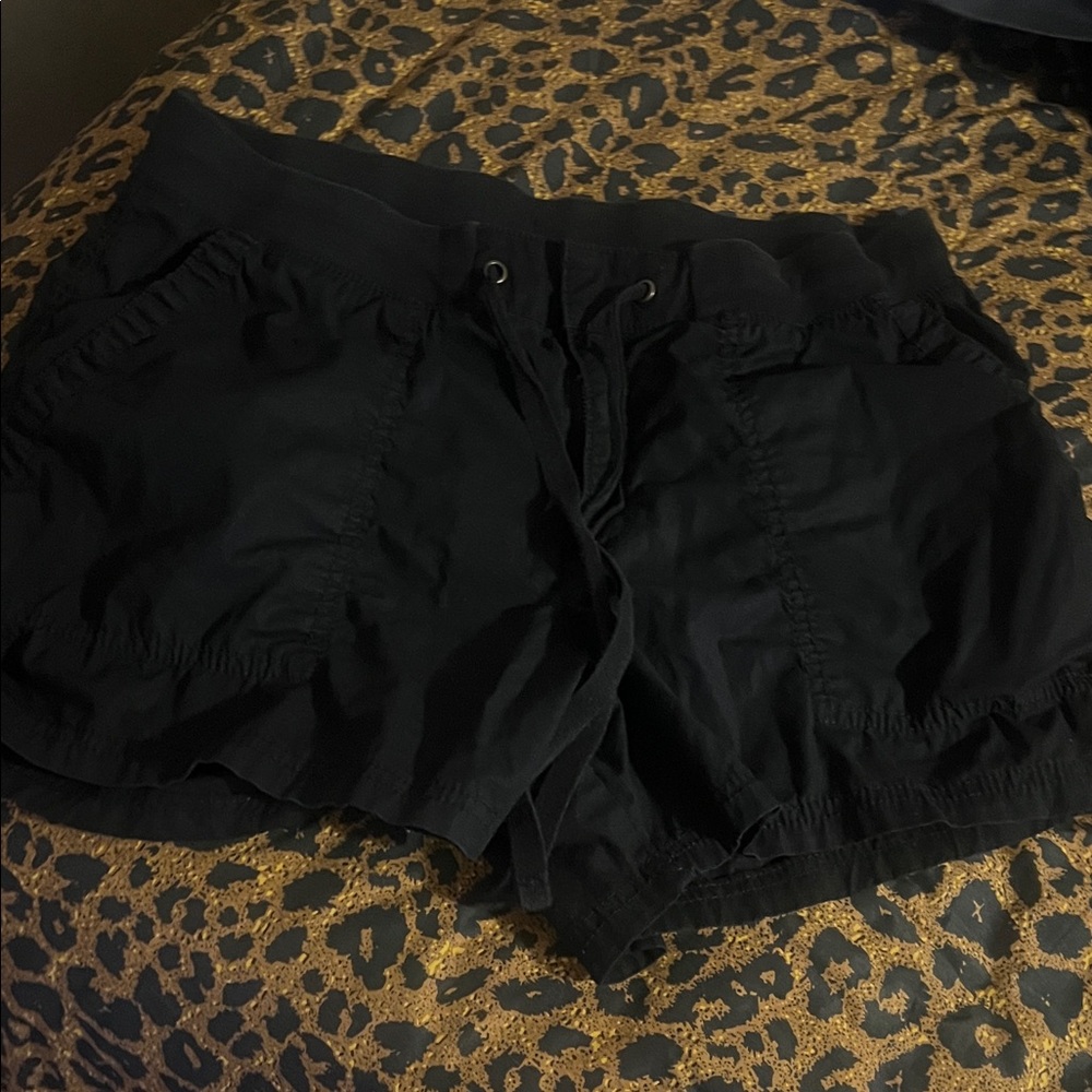 Black Women’s Drawstring Casual Shorts